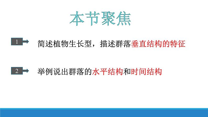 2.2 群落具有垂直、水平和时间结构优质课件（浙科版2019选择性必修2）第3页