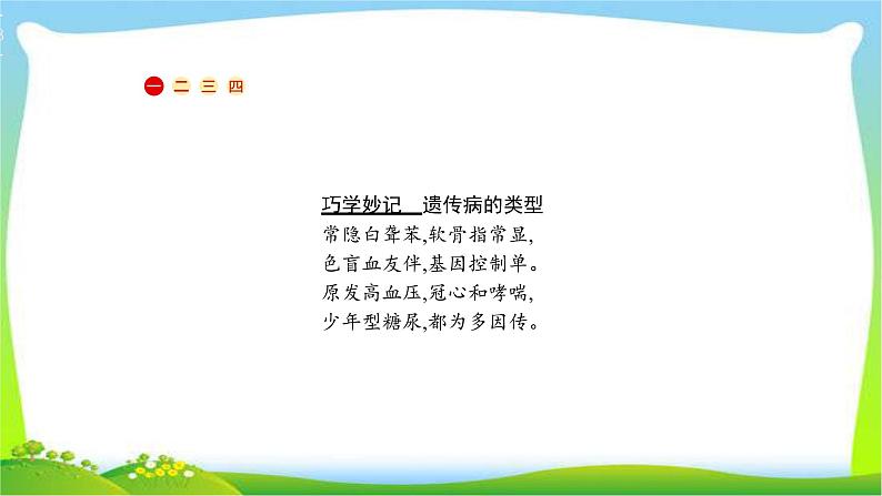 人教版高考生物总复习6.2人类遗传病完美课件PPT第3页