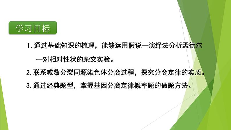 专题1 基因的分离定律-备战2022年高考生物复习专题精品课件04