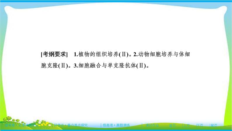 人教版高考生物总复习11.2细胞工程完美课件PPT第2页