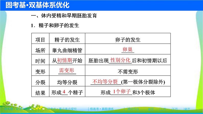 人教版高考生物总复习11.3胚胎工程及伦理问题完美课件PPT第4页