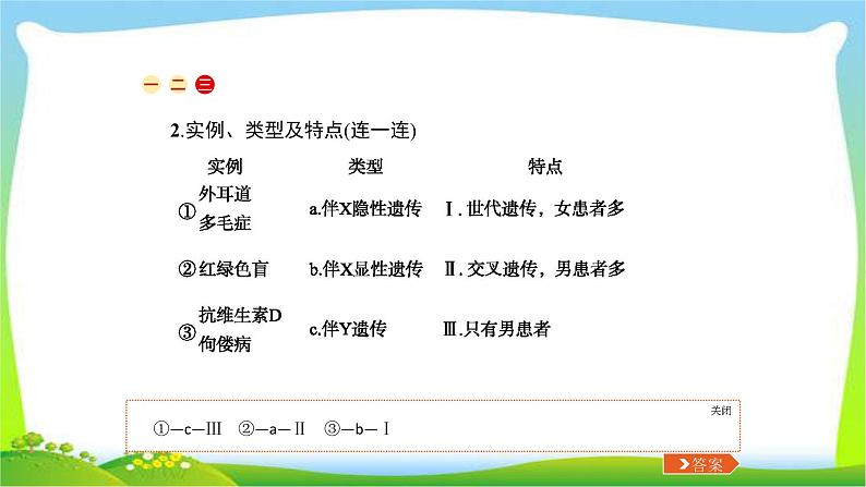 人教版高考生物总复习6.1基因在染色体上性遗传完美课件PPT第7页