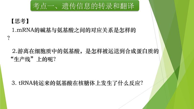 专题7 基因的表达-备战2022年高考生物复习专题精品课件第7页