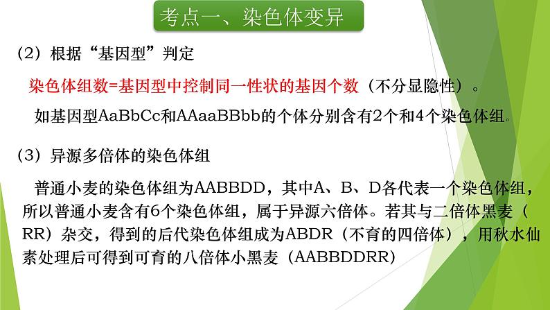 专题9 染色体变异与育种-备战2022年高考生物复习专题精品课件第7页