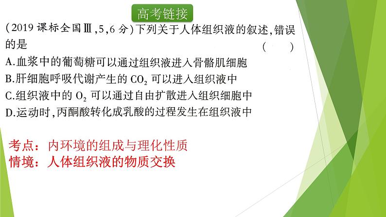 专题11 人体的内环境与稳态-备战2022年高考生物复习专题精品课件第3页