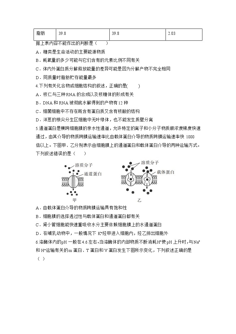 河南省重点高中2021-2022学年高三上学期阶段性调研联考二生物含答案第2页