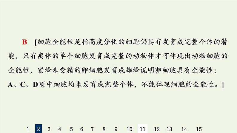 高考生物一轮复习课后集训14细胞的分化衰老凋亡和癌变课件第6页