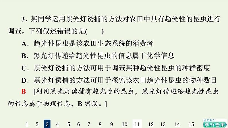 高考生物一轮复习课后集训30种群的特征和数量的变化课件06