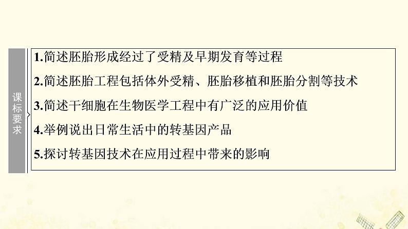 高考生物一轮复习现代生物科技专题第3讲胚胎工程生物技术的安全性和伦理问题课件第2页