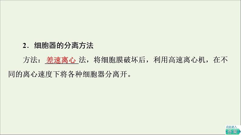 高考生物一轮复习第2单元细胞的基本结构与物质的输入和输出第2讲细胞器__系统内的分工合作课件第6页