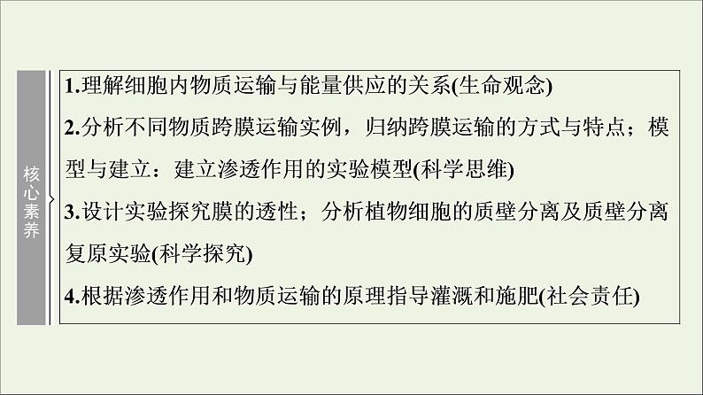 高考生物一轮复习第2单元细胞的基本结构与物质的输入和输出第3讲细胞的物质输入与输出课件03