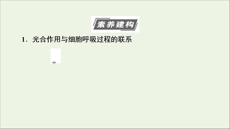 高考生物一轮复习第3单元细胞的能量供应和利用素养加强课2光合作用与细胞呼吸的综合课件08