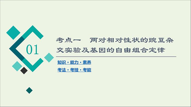 高考生物一轮复习第5单元遗传定律和伴性遗传第2讲孟德尔的豌豆杂交实验二课件04