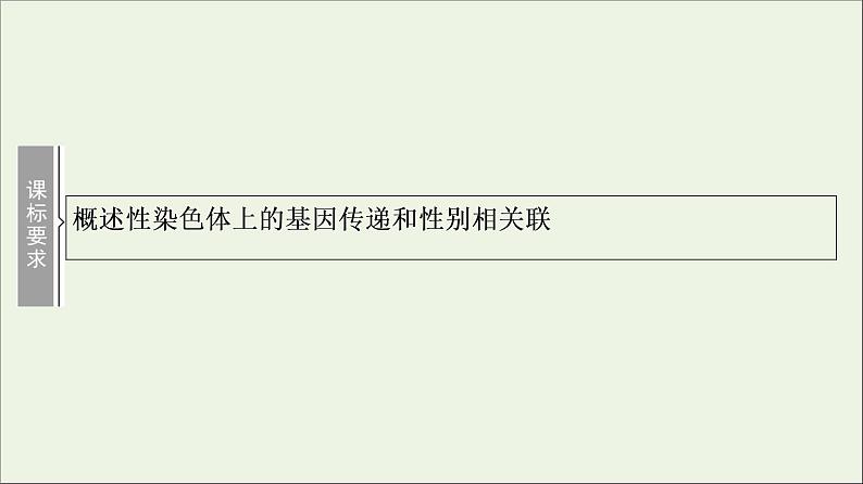 高考生物一轮复习第5单元遗传定律和伴性遗传第3讲基因在染色体上和伴性遗传课件第2页