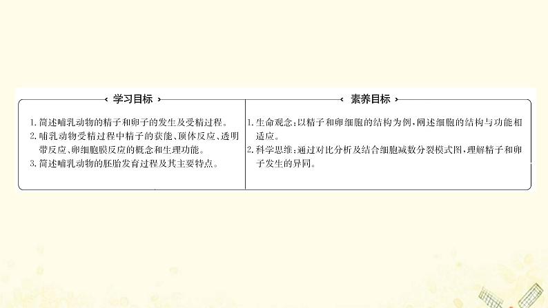 高中生物专题3胚胎工程1体内受精和早期胚胎发育课件新人教版选修302