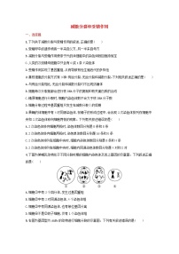 新教材高考生物一轮复习考点规范练13减数分裂和受精作用含解析新人教版