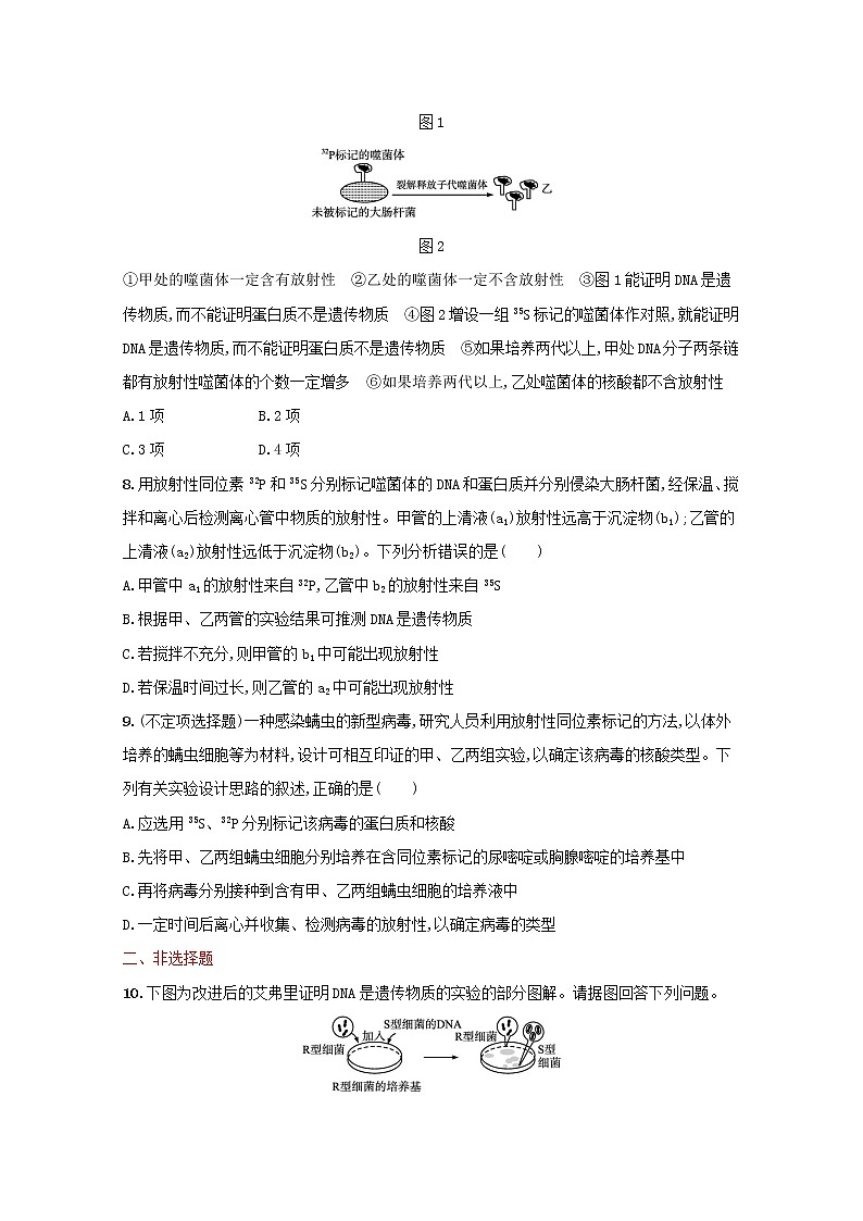 新教材高考生物一轮复习考点规范练18DNA是主要的遗传物质含解析新人教版第3页