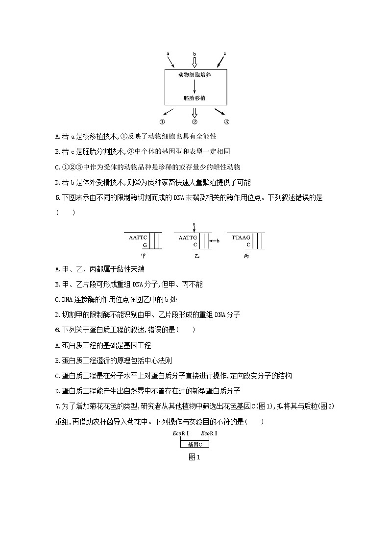 新教材高考生物一轮复习单元目标检测卷十一细胞工程基因工程及生物技术的安全性与伦理问题含解析新人教版02