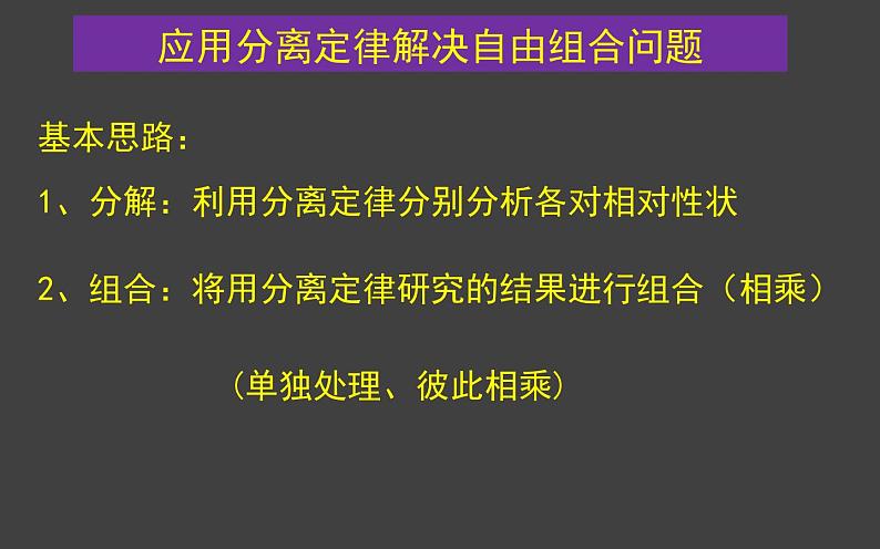 1.2 孟德尔的豌豆杂交实验（二）（第3课时）课件-人教版（2019）高中生物必修2遗传与进化第4页