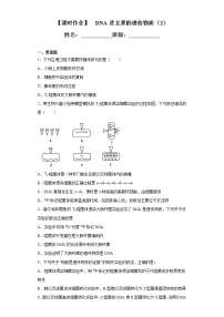 必修2《遗传与进化》第1节 DNA是主要的遗传物质第2课时同步训练题