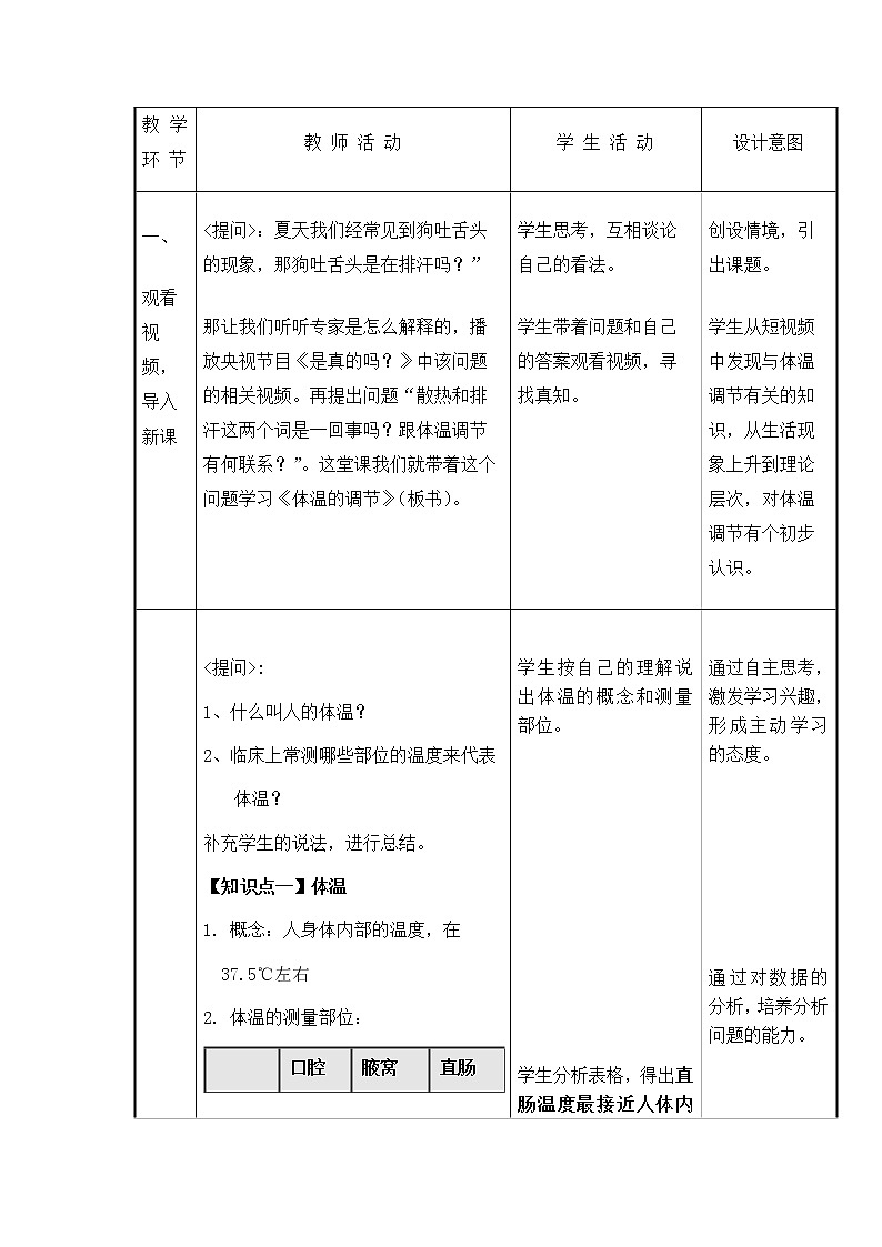 3.3体液调节与神经调节的关系 教案【新教材】人教版（2019）高中生物选择性必修一02