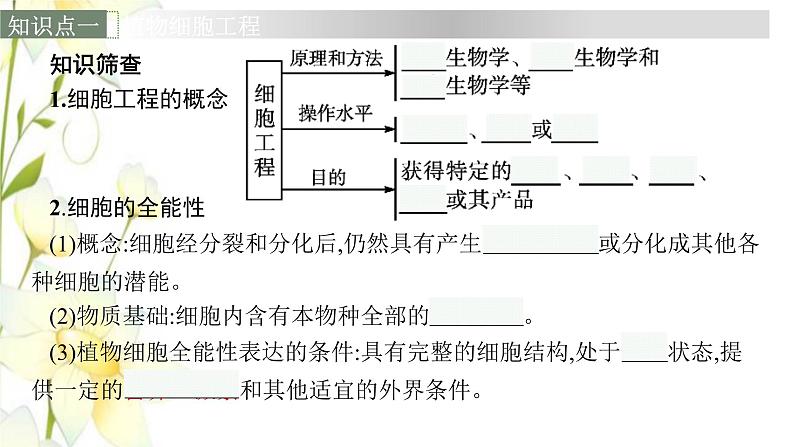 新教材高考生物一轮复习第十一单元细胞工程基因工程及生物技术的安全性与伦理问题第1讲细胞工程课件新人教版06