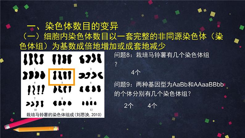 高一生物学(人教版2019)必修二  染色体变异 课件+教案+导学案+学习任务单+同步练习含答案06