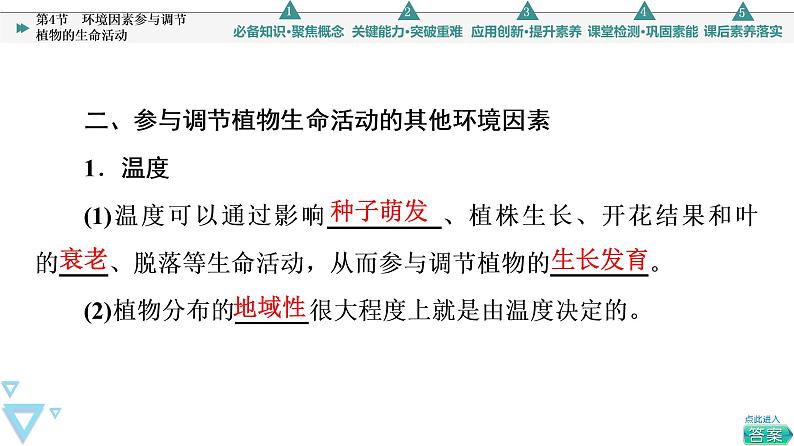 2021-2022学年高中生物新人教版选择性必修1 环境因素参与调节植物的生命活动（42张）  课件第6页