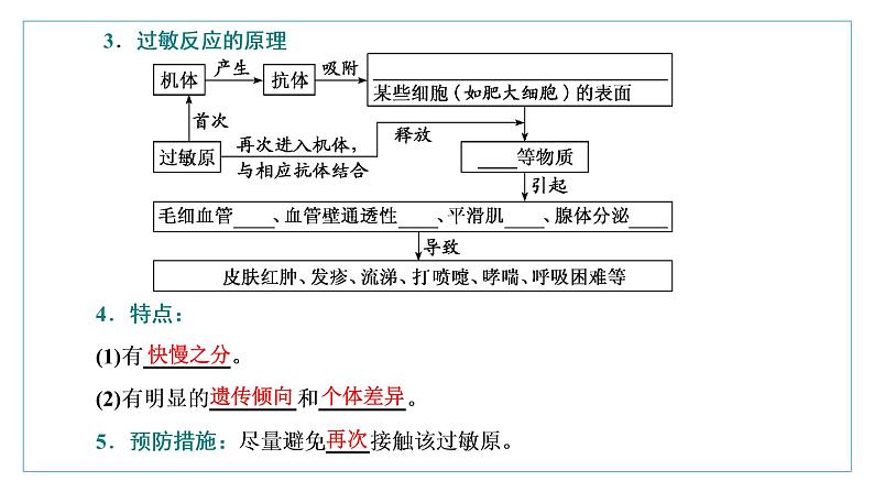 2021-2022学年高中生物新人教版选择性必修1 免疫失调 课件（34张）（鲁辽湘版）第4页