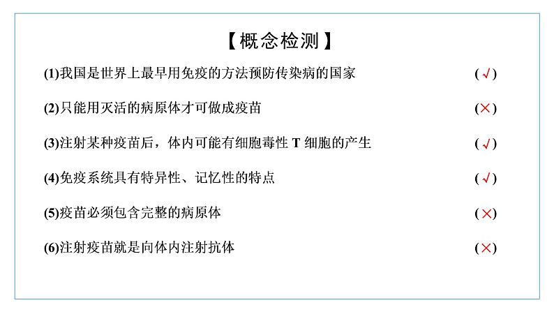 2021-2022学年高中生物新人教版选择性必修1 免疫学的应用 课件（34张）（鲁辽湘版）第4页