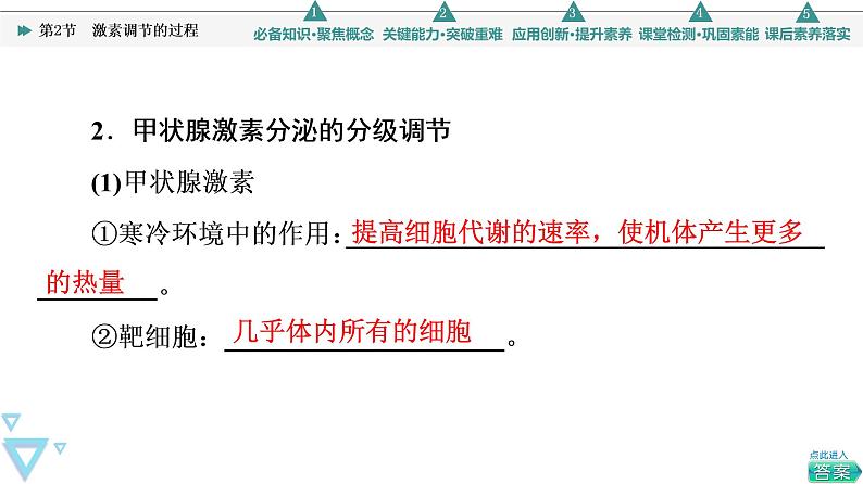 2021-2022学年高中生物新人教版选择性必修1 激素调节的过程（51张）  课件第8页