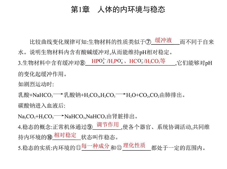 2021-2022学年高中生物新人教版选择性必修1 内环境的稳态（21张）  课件06