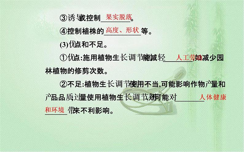 2021-2022学年高中生物新人教版选择性必修1 第5章 第3节  植物生长调节剂的应用 课件（22张）第5页