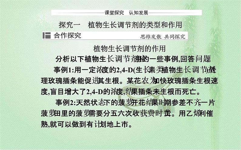 2021-2022学年高中生物新人教版选择性必修1 第5章 第3节  植物生长调节剂的应用 课件（22张）第7页