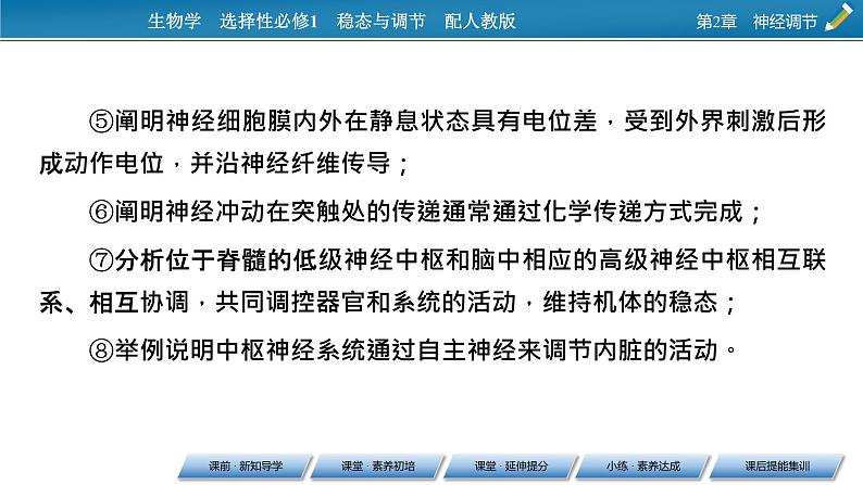 2021-2022学年高中生物新人教版选择性必修1 第2章 第1节 神经调节的结构基础 课件（69张）03