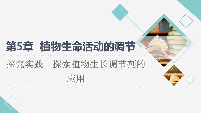 2021-2022学年高中生物新人教版选择性必修1 探究实践　探索植物生长调节剂的应用（18张）  课件01