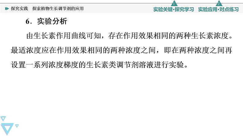 2021-2022学年高中生物新人教版选择性必修1 探究实践　探索植物生长调节剂的应用（18张）  课件06