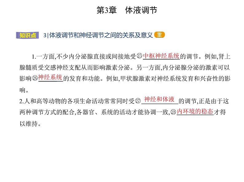 2021-2022学年高中生物新人教版选择性必修1 体液调节与神经调节的关系（19张）  课件08