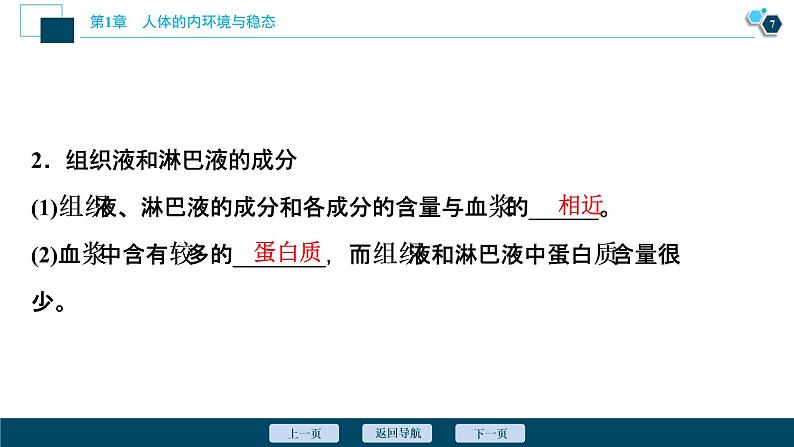 2021-2022学年高中生物新人教版选择性必修1 细胞生活的环境（46张）课件08