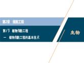 2021-2022学年高中生物新人教版选择性必修3 植物细胞工程的基本技术（47张）  课件