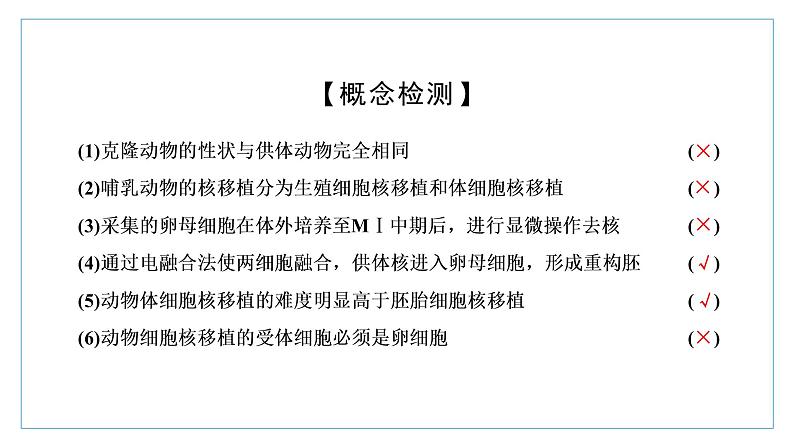 2021-2022学年高中生物新人教版选择性必修3 动物体细胞核移植技术和克隆动物 课件（37张）（湖南、辽宁、山东）第5页