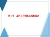 2021-2022学年高中生物新人教版选择性必修3 基因工程的基本操作程序 课件（65张）（湖南、辽宁、山东）