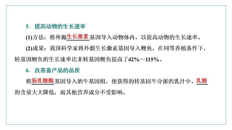 2021-2022学年高中生物新人教版选择性必修3 基因工程的应用 课件（41张）（湖南、辽宁、山东）05