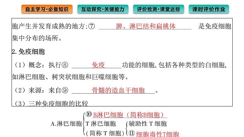 2021-2022学年高中生物新人教版选择性必修1  第4章 第1节 免疫系统的组成和功能 课件（81张）第5页