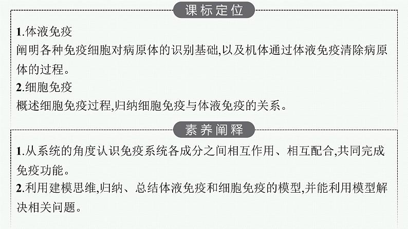 2021-2022学年高中生物新人教版选择性必修1 特异性免疫（36张）  课件第3页