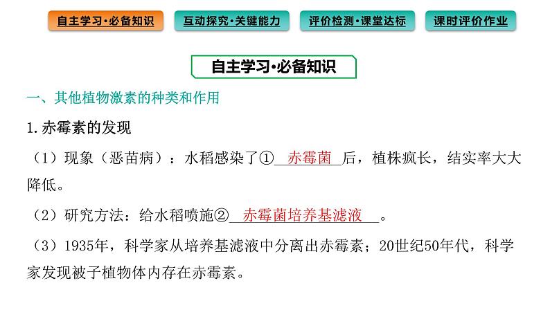 2021-2022学年高中生物新人教版选择性必修1  第5章 第2节 其他植物激素 课件（88张）03