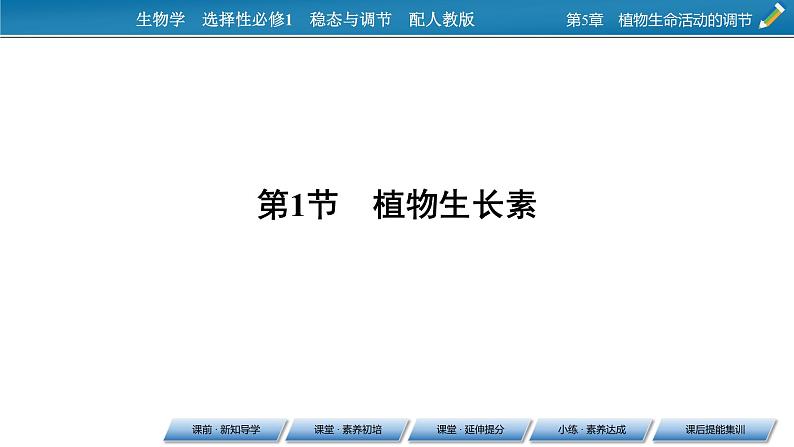 2021-2022学年高中生物新人教版选择性必修1  第5章 第1节 植物生长素 课件（99张）第5页