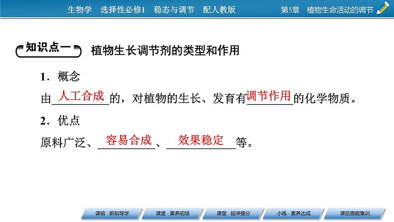 2021-2022学年高中生物新人教版选择性必修1  第5章 第3节 植物生长调节剂的应用 课件（62张）04