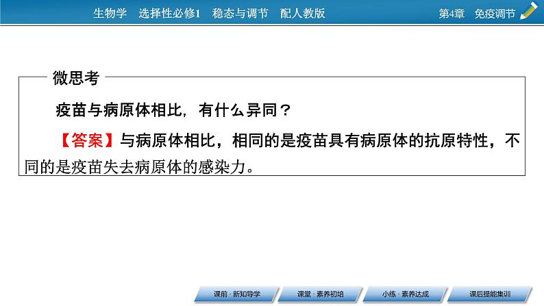 2021-2022学年高中生物新人教版选择性必修1  第4章 第4节 免疫学的应用 课件（58张）第5页