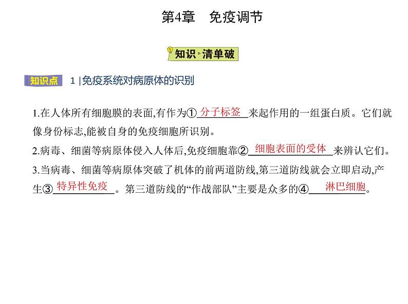 2021-2022学年高中生物新人教版选择性必修1  第4章 第2节　特异性免疫 课件（18张）第2页